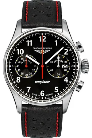 Bauhaus Chronograph Tornado 2770-2, Quarzuhr, Armbanduhr, Herrenuhr, Made in Germany, analog, Tag