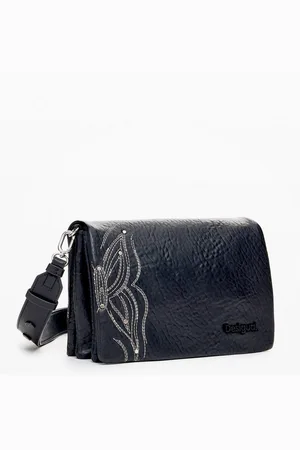 Desigual Umhängetasche Schultertasche Goodall Dortmund Flap 2.0 Black (1, 1-tlg., 1) - Verkäufer: TaschenParadies