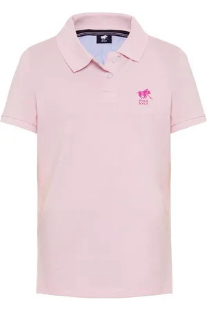Polo Sylt Poloshirt im Basic-Look mit Label-Stitching - Verkäufer: Bay City Textilhandels GmbH