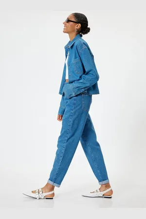 Koton High-waist-Jeans Hohe Leibhöhe Mom - Verkäufer: