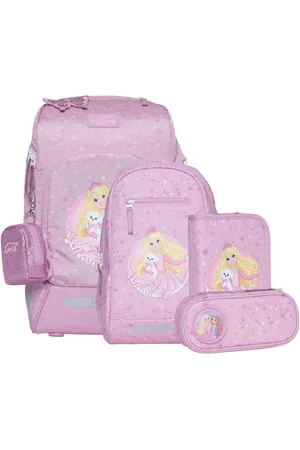 Beckmann Schulrucksack Active Air (6tlg., inkl. Sportrucksack, Federmappe, Schlamperetui, Regenhülle, Buttons) - Verkäufer: Ranzenfee & Koffertroll GmbH