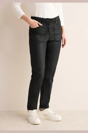 CECIL Regular-fit-Jeans Style Tracey mit Tunnelzug am Bund