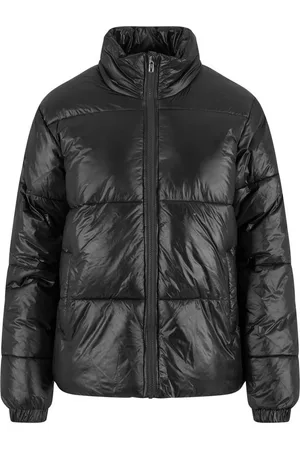 Urban classics Winterjacke Ladies Recycled Short Shiny Puffer Jacket (1-St)