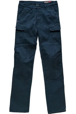 Blauer Motorradhose Stuart Cargo Canvas Motorrad Textilhose - Verkäufer: Fc-Moto