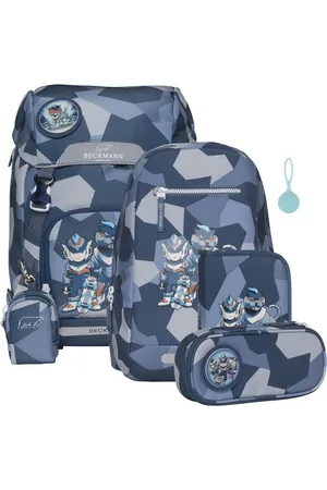 Beckmann Schulranzen Classic (6tlg., inkl. Sportrucksack, Federmäppchen, Schlamperrolle und Buttons) - Verkäufer: Ranzenfee & Koffertroll GmbH