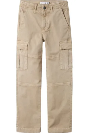 NAME IT Cargohose NKMRYAN ST TWI CARGO (1-tlg) weites Bein, Cargotaschen - Verkäufer: Familiennestkindermode