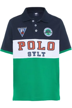 Polo Sylt Poloshirt in Colour-Block-Optik mit Patches - Verkäufer: Bay City Textilhandels GmbH