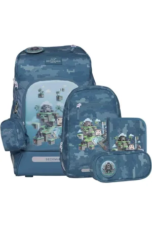 Beckmann Schulrucksack Active Air (6tlg., inkl. Sportrucksack, Federmappe, Schlamperetui, Regenhülle, Buttons) - Verkäufer: Ranzenfee & Koffertroll GmbH