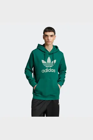 adidas Kapuzensweatshirt TREFOIL HOODY Hoodie, Kapuzenpullover mit großem Logoprint