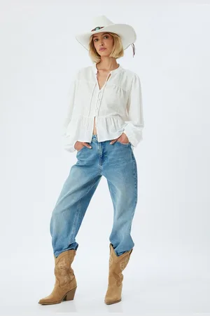 Koton Straight-Jeans Normale Leibhöhe Longer Straight - Verkäufer: