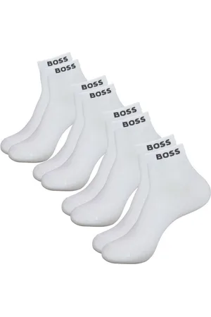HUGO BOSS Freizeitsocken SH Uni CC (4-Paar) mit eingesticktem Markenschriftzug - Verkäufer: bonvenon
