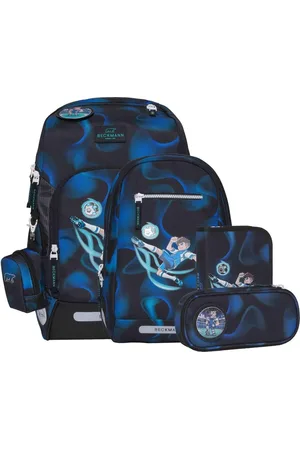 Beckmann Schulrucksack Active Air (6tlg., inkl. Sportrucksack, Federmappe, Schlamperetui, Regenhülle, Buttons) - Verkäufer: Ranzenfee & Koffertroll GmbH