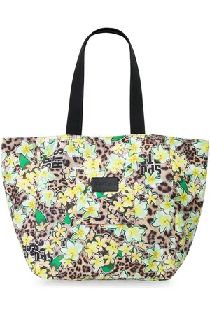 Marc Cain Shopper "Happy Classics", Schultertasche, Sporttasche mit auffälligem Print