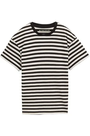 TOM TAILOR T-Shirt Oversize T-Shirt mit Streifenmuster - Verkäufer:
