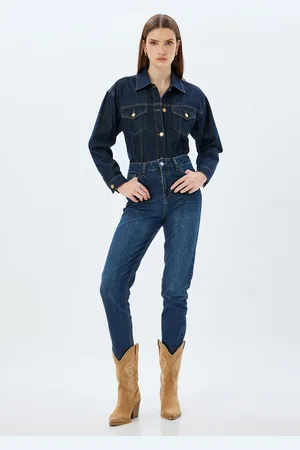 Koton High-waist-Jeans Hohe Leibhöhe Slim Straight - Verkäufer: