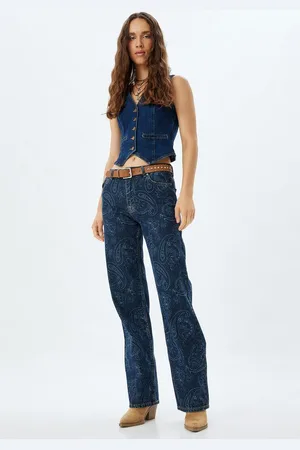 Koton Straight-Jeans Normale Leibhöhe Longer Straight - Verkäufer: