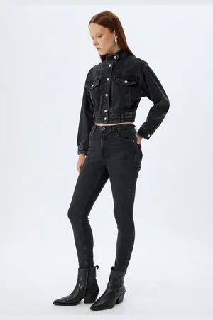 Koton Skinny-fit-Jeans Hohe Leibhöhe Skinny - Verkäufer: