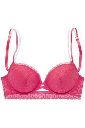 vivance collection Push-up-BH Viola mit Spitze aus anteilig recyceltem Polyamid, sexy Dessous