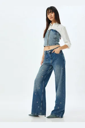 Koton 5-Pocket-Jeans Normale Leibhöhe Wide Leg - Verkäufer: