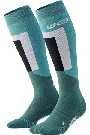 CEP Skisocken thermo socks, skiing, tall, v3, men TURQUOISE/GREEN - Verkäufer: Supersportler