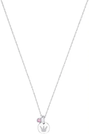 Prinzessin Lillifee Kette mit Anhänger Krone-Motiv, 2038744, mit Zirkonia (synth)