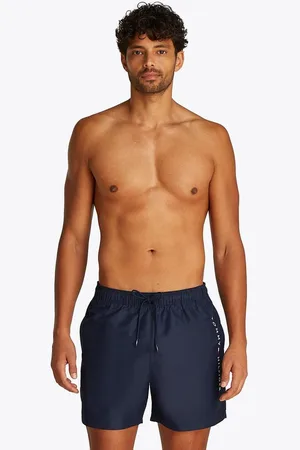 Tommy Hilfiger Badeshorts MEDIUM DRAWSTRING mit Logostickerei an der Hüfte