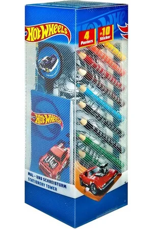 Hot Wheels Federmäppchen Schreibwaren-Set – 35-teiliges Kreativpaket für Kinder - Verkäufer: IM-Trading