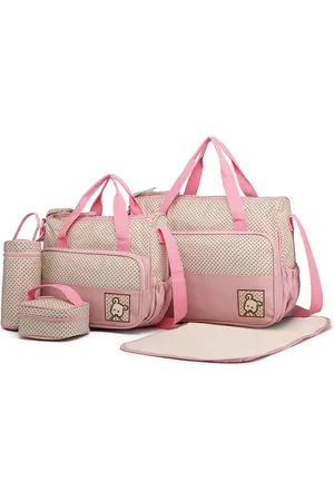MISS LULÙ Handtasche 5-teiliges Set Wickeltasche Handtasche Schultertasche Flaschenhalter - Verkäufer: Halterner Technologie GmbH