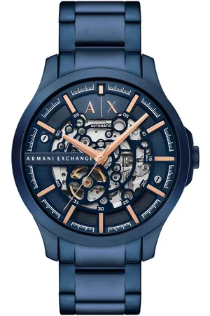Armani Exchange Automatikuhr AX2457, Armbanduhr, Herrenuhr, Mechanische Uhr, Edelstahlarmband, analog