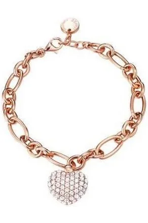 ESPRIT Edelstahlarmband Euphoria Magna Rose ELBR91617B200, Zirkonia, Herzanhänger - Verkäufer: Gigandet