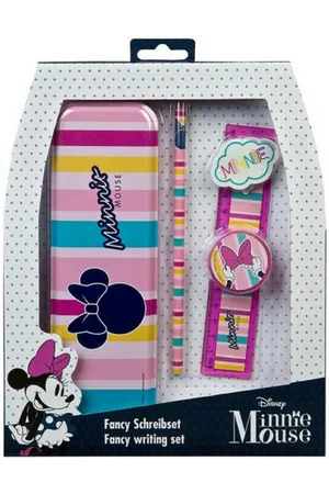 Disney Federmäppchen Minnie Mouse 5-teiliges Schreibwaren Set Für kreative Kinder - Verkäufer: IM-Trading
