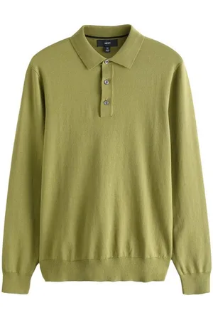 Next Langarm-Poloshirt Langärmeliges Slim Fit Poloshirt aus Strick (1-tlg) - Verkäufer: Germany GmbH