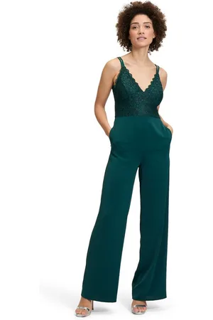 Vera Mont Overall Jumpsuit mit Spitze (1-tlg) Spitze