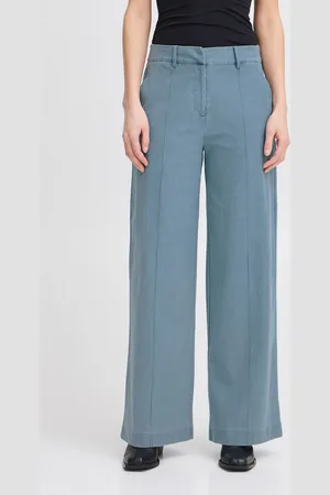 Ichi Bequeme Jeans IHKATE DENIM WIDE PA Modische Stoffhose - Verkäufer: meinemarkenmode