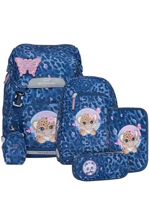 Beckmann Schulranzen Classic (6tlg., inkl. Sportrucksack, Federmäppchen, Schlamperrolle und Buttons) - Verkäufer: Ranzenfee & Koffertroll GmbH