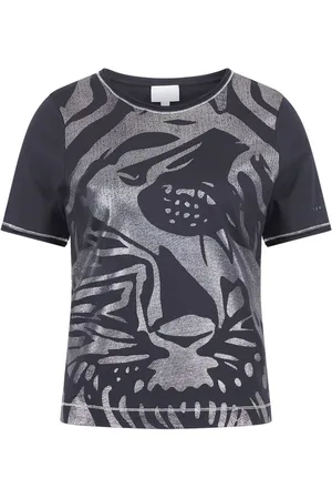 Sportalm T-Shirt mit Rollkante am Ausschnitt