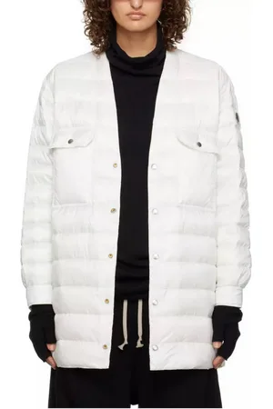 Moncler Daunenjacke + RICK OWENS Gesteppte Jacke Steppjacke Unisex Gestepptem Shell mit Webbandbesatz, Vier praktische Taschen - Verkäufer: eldigo