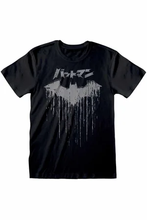 Batman T-Shirt Distressed Japanese Logo - Verkäufer: Schompi Trading e.K.