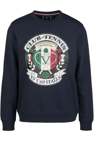 19V69 Italia Sweatshirt NICO TENNIS mit Logo-Print und Schriftzug, sportlicher Look - Verkäufer: Marco GmbH