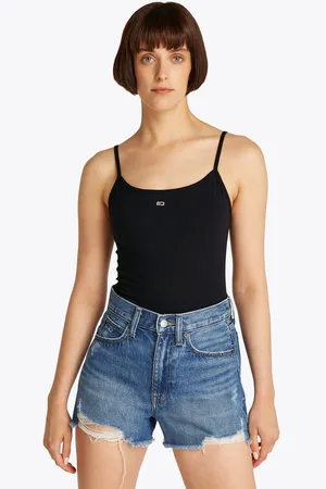 Tommy Hilfiger Spaghettitop TJW ESSENTIAL STRAP TOP EXT mit Logostickerei