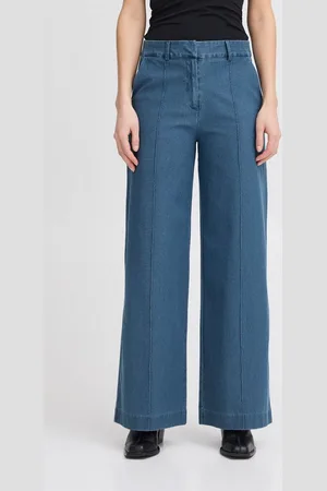 Ichi Bequeme Jeans IHKATE DENIM WIDE PA Modische Stoffhose - Verkäufer: meinemarkenmode