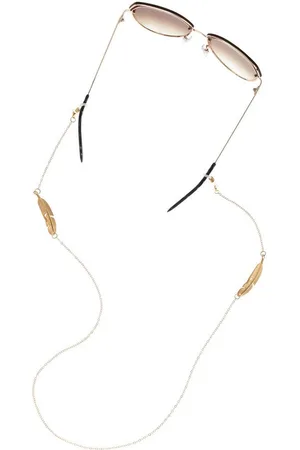Lascana Brillenkette Zartes Brillenband mit Federornament, Perfekt zu Brille oder Sonnenbrille oder als Maskenkette