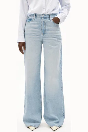 Armedangels Boyfriend-Jeans BLINAA Damen Super wide Jeans recycelte Baumwolle (Non-Stretch, 1-tlg., Loose Fit) andromedar - Verkäufer:
