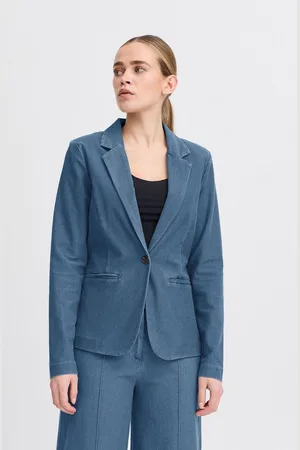 Ichi Kurzblazer IHKATE DENIM BL Moderner Blazer - Verkäufer: meinemarkenmode