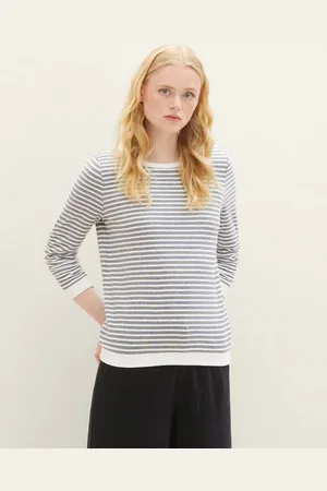 TOM TAILOR Sweatshirt Sweatshirt mit Streifenmuster - Verkäufer: TOM TAILOR