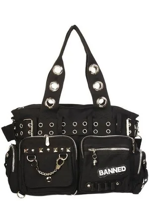 Banned Retro Schultertasche Sweet Revenge Gothic Nieten, Verstellbarer Schultergurt - Verkäufer: Schompi Trading e.K.