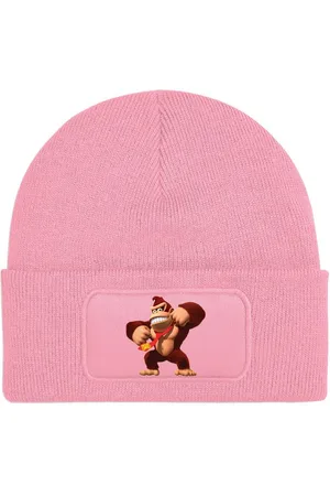 Youth Designz Beanie Unisex Kinder Beanie Mütze "Donkey Kong" witziger Affe Print Geschenk mit lustigem Aufdruck für Jungen und Mädchen Statement - Verkäufer: EmDa Trading GmbH