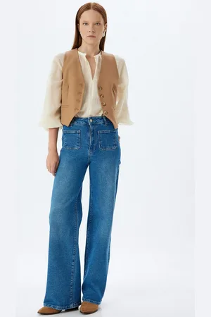 Koton High-waist-Jeans Hohe Leibhöhe Wide Leg - Verkäufer: