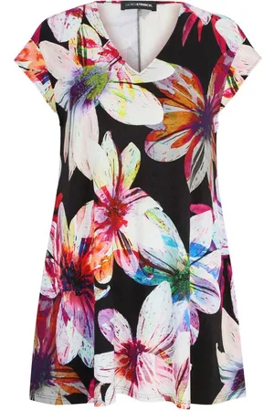 Doris Streich Longshirt (1-tlg) mit Blüten-Print - Verkäufer: GUTEMARKEN