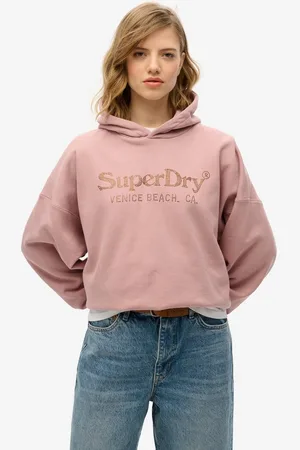 Superdry Kapuzensweatshirt VENUE METALLIC RELAXED HOOD